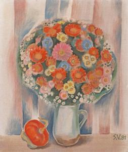 VASILIU CHINTILA Simona 1928-2009,Bunch of Flowers,1981,Artmark RO 2023-02-20