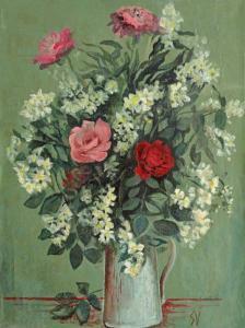 VASILIU CHINTILA Simona 1928-2009,Jasmines and Roses,1980,Artmark RO 2023-11-15
