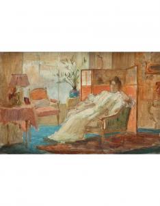 VASSALLO LUIGI ARNALDO 1852-1906,Figura femminile in un interno,Wannenes Art Auctions IT 2010-06-01