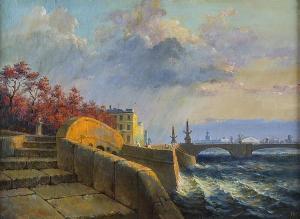 VASSILIEV Ivan 1930,Sunny Day (Saint Petersburg),1990,Shapiro Auctions US 2014-10-25