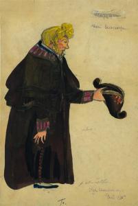 VASSILIEVNA CHOUMANSKY Olga 1896-1971,Le personnage Petrouchka,1935,Tajan FR 2013-12-17