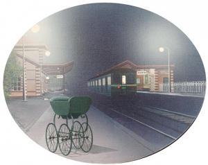 VASSILJEW Cyril 1900-1900,La gare de Vaucresson,1975,Millon & Associés FR 2004-05-17