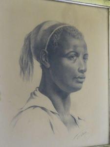 VASSILY LEVY 1878-1953,Portrait d'africain,Aguttes FR 2011-12-21