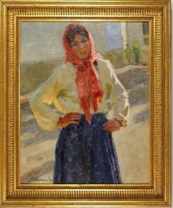 VASSINE Viktor 1919-1997,Portrait de femme,Yann Le Mouel FR 2017-03-08