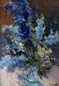 VASSINE Viktor 1919-1997,Still life with Blue Flowers,John Nicholson GB 2018-12-19