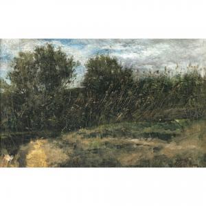 VASTAGH Geza 1866-1919,Landschaft mit Gebüsch und Schilf,Neumeister DE 2023-12-06