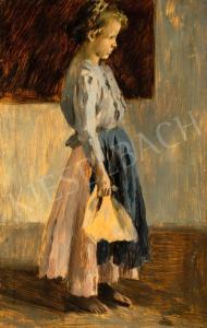 VASZARY Janos 1867-1939,Young Handmaid,1902,Kieselbach HU 2023-12-17