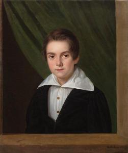 VAUDECHAMP Joseph Jean 1790-1866,Portrait of Charles Jules Colheux de Lon,1832,Neal Auction Company 2021-04-17