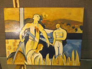 VAUGHAN Keith 1912-1977,Study for Harvest Assembly,Cheffins GB 2014-07-10