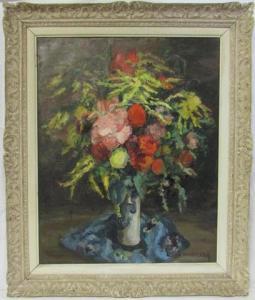 VAURY Madeleine 1900-1900,Bouquet de fleurs,Geoffroy-Bequet FR 2017-07-15