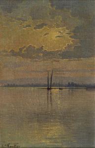 VAUTIER Alexis 1870-1929,Bord du lac Léman,Dobiaschofsky CH 2023-11-08