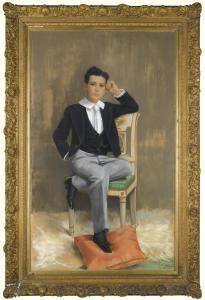 VAUTIER Carl 1860,PORTRAIT DE SESIL,1897,Sotheby's GB 2012-09-27