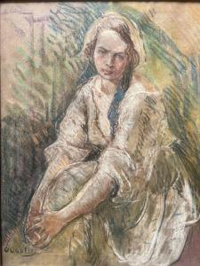 VAUTIER Otto 1863-1919,Jeune femme assise,Daguerre FR 2023-01-29