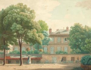 VAUZELLE Jean Lubin 1776-1837,Vue de l'hôtel Grimod de la Reyni,AuctionArt - Rémy Le Fur & Associés 2022-11-29