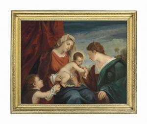 VECELLIO Francesco 1475-1559,The Mystic Marriage of Saint Catherine,Christie's GB 2016-03-09