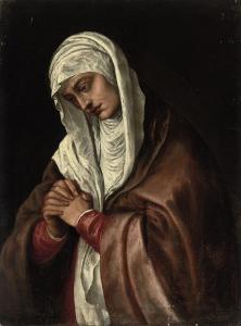 VECELLIO TIZIANO 1485-1576,The Mater Dolorosa,Christie's GB 2010-04-28