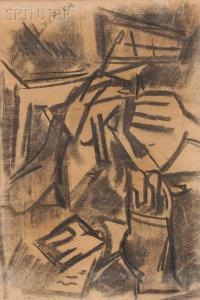 VEDOVA Emilio 1919-2006,Abstract Composition,1943,Skinner US 2016-05-13