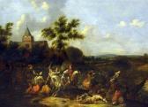 VEER M,Battle scene with horses and riders,Ewbank Auctions GB 2009-03-18