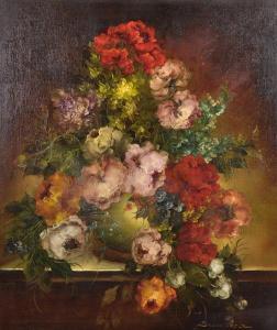 VEERA Samara,Still Life of Flowers in a Vase,20th Century,John Nicholson GB 2017-08-02