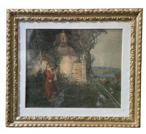VEITH Eduard 1856-1925,Paesaggio con figure,Dams Casa d'Aste IT 2023-10-18