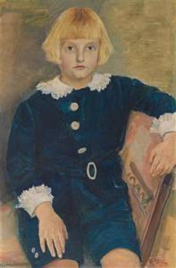 VELIM Anton 1892-1954,Portrait of a boy,Palais Dorotheum AT 2016-03-16