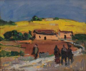 VELLAN Felice 1889-1976,Sardegna, presso Nuoro,1960,Meeting Art IT 2014-03-08