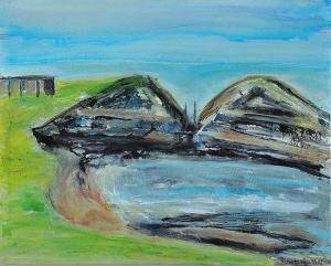 VENABLES Miriam,CLIFF STUDY,Ross's Auctioneers and values IE 2014-11-05