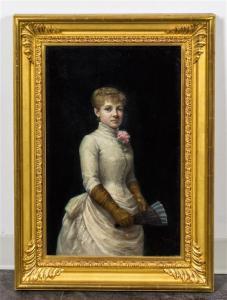 VENAT Isabelle 1887,Portrait of a Young Woman,Hindman US 2016-08-17