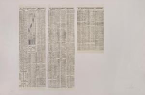 VENET Bernar 1941,New York Stock Exchange Transaction,1975,Art - Rite IT 2018-12-20
