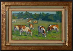 VENET Gabriel Albert 1884-1954,Vaches au pâturage,Conan-Auclair FR 2024-02-20