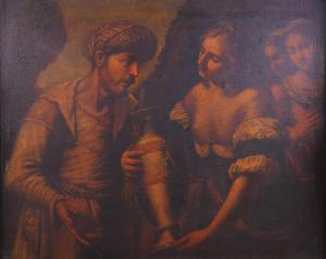 VENETIAN SCHOOL,Eliezer and Rebecca at the Wel,18th century,Bellmans Fine Art Auctioneers 2023-03-28