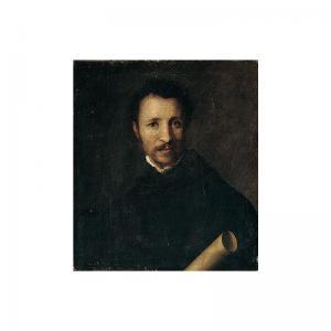 VENETIAN SCHOOL,portrait of a young bearded man, half length, hold,Sotheby's GB 2002-10-31