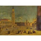 VENETIAN SCHOOL,view of the piazzetta and the torre dell'orologio,Sotheby's GB 2004-01-22