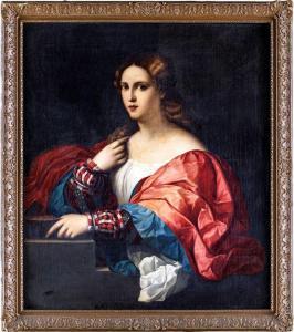 VENETO SCHOOL,Ritratto di donna detta "La Bella",1518,Casa d'Aste Arcadia IT 2023-03-29