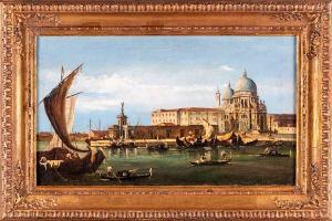 VENETO SCHOOL,Veduta di Venezia con Santa Maria della Sa,18th century,Casa d'Aste Arcadia 2023-03-29