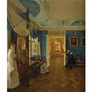 VENETSIANOV Alexej Gavrilovitj 1779-1847,INTERIOR,1969,Sotheby's GB 2007-09-18