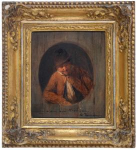 VENNEMAN Charles Karel F 1802-1875,A study of a man at a window,Anderson & Garland GB 2021-09-14