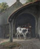 VENNEMAN Charles Karel F 1802-1875,Leaving the stable,Bernaerts BE 2010-05-10