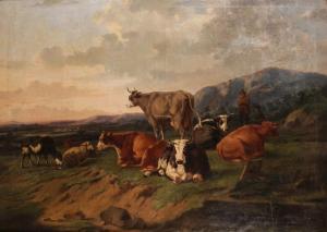 VENNEMAN Rosa 1842,Vaches dans un paysage,1858,Campo & Campo BE 2019-11-26