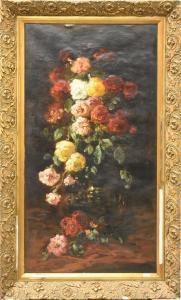 VENNEMAN Rosa 1842,Vase de roses,Rops BE 2020-08-23