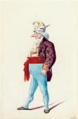 VENTURA Domenico 1812-1896,Study of a man in carnival costume,Christie's GB 2010-04-27