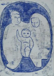 VENTURI Venturino 1918-2002,Sacra famiglia,1975,Galleria Pananti Casa d'Aste IT 2014-12-13