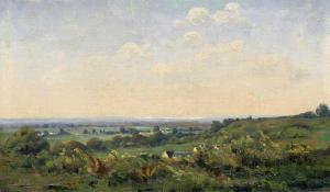 VENUS Leopold August 1843-1886,Blick über die weite böhmische Landschaf,Galerie Bassenge 2019-11-28