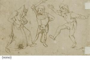 VERBEECK Frans 1530-1570,Figures de grotesques,Christie's GB 2010-03-19