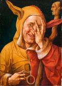 VERBEECK Frans 1530-1570,Portrait of a jester,1550,Galerie Koller CH 2019-09-27