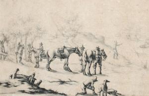VERBEECK Pieter Cornelisz 1610-1654,Figures and horses in a landscape,Woolley & Wallis GB 2023-03-08