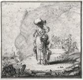 VERBEECK Pieter Cornelisz 1610-1654,Loths Frau blickt zurück nach Sodom,Galerie Bassenge 2018-11-30