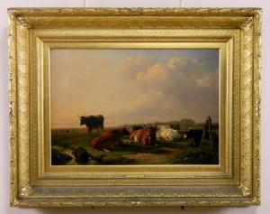 VERBOECKHOVEN Eugene Joseph,Cattle at Rest in an Evening Field,1857,Rachel Davis 2019-03-23