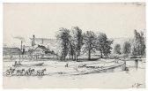 VERBOECKHOVEN Eugene Joseph 1799-1881,Landschaft bei Lüttich,1840,Galerie Bassenge DE 2016-05-27