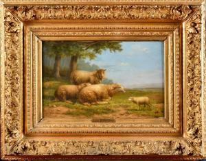 VERBOECKHOVEN Eugene Joseph 1799-1881,Les moutons,1879,Osenat FR 2024-04-07